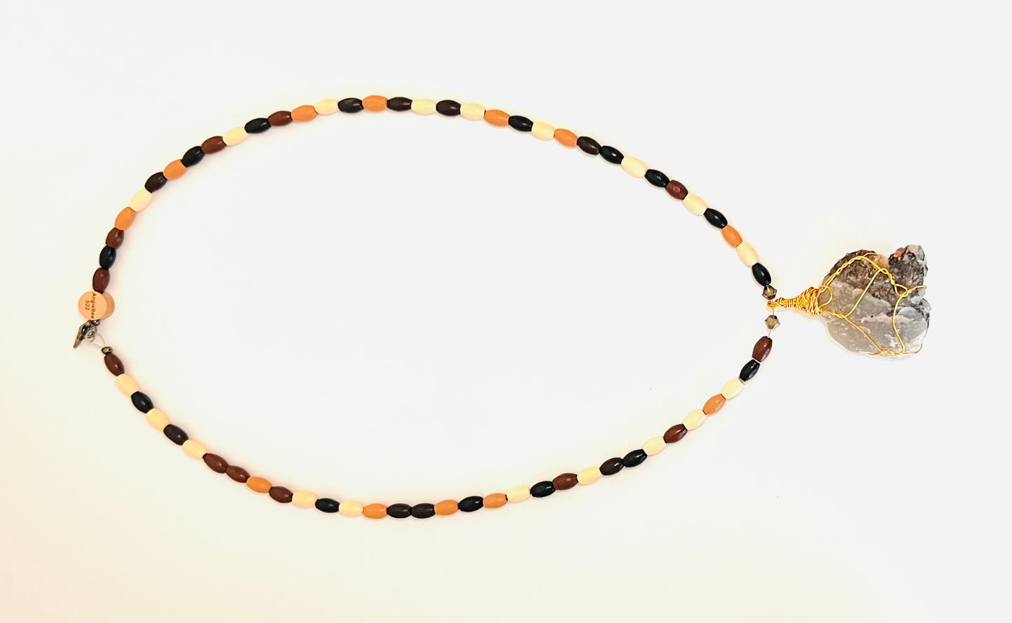 The Cornerstone Wood Beaded Necklace